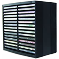 Fellowes - Soporte para CD- 26.00 x 26.50 x 16.50 cm- color negro